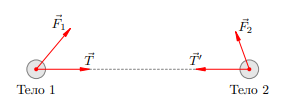 Рисунок 1. Система двух тел