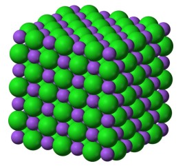 Рисунок 1. Кристаллическая решётка NaCl