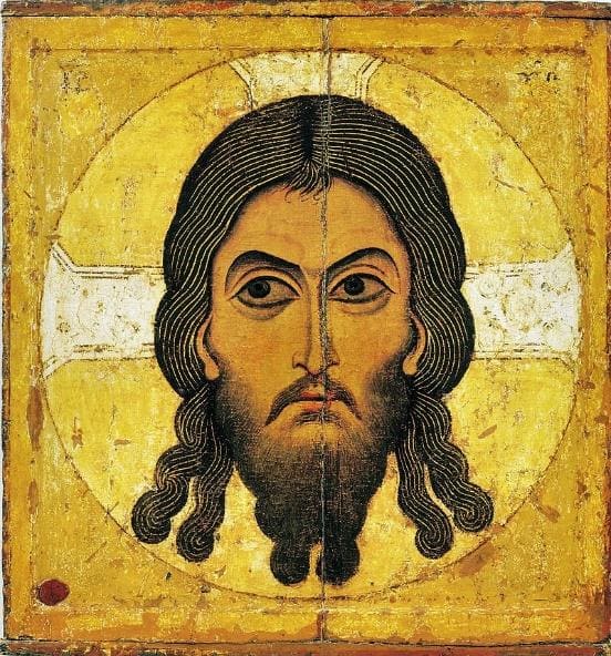Икона Спас Нерукотворный (XII в.)